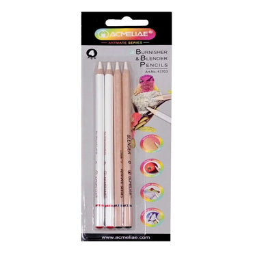 Acmeliac Blender & Brushsher Pencil Set Of 4 Pcs - The Stationers